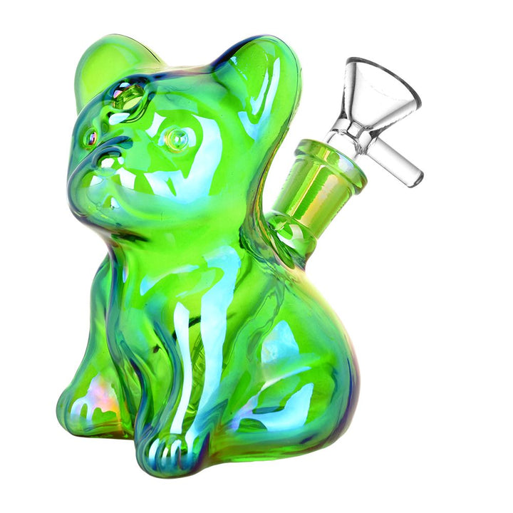 French Bulldog Glass Water Pipe - 4.25" / 14mm F - Headshop.com