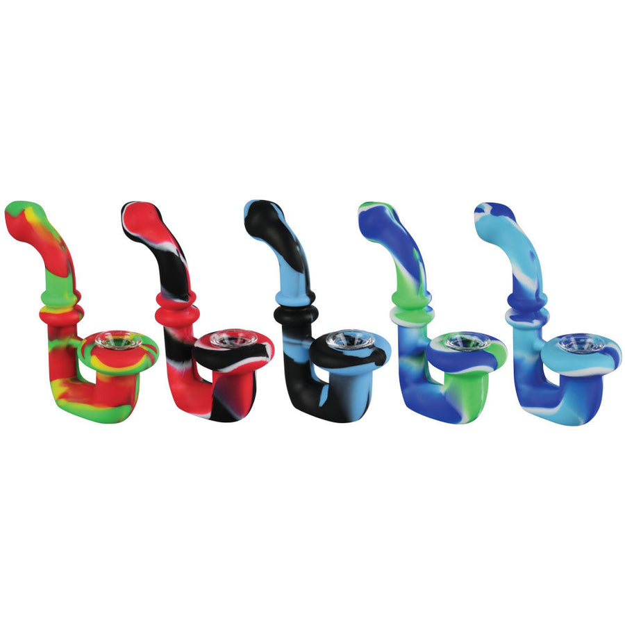 Silicone Saxophone Sherlock Pipe - Headshop.com