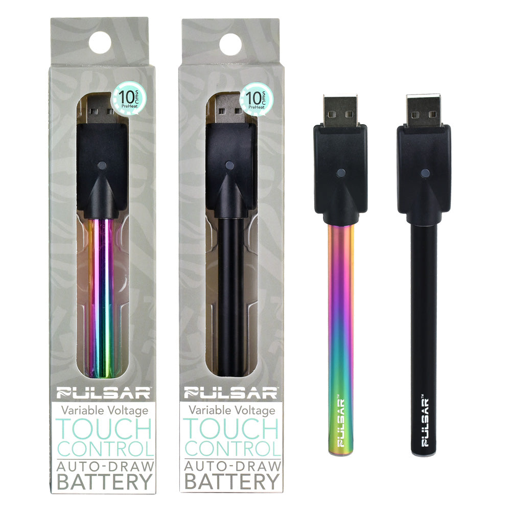 Pulsar VV Auto-Draw Battery & Charger- 280mAh/Asst - 12PC DISP - Headshop.com
