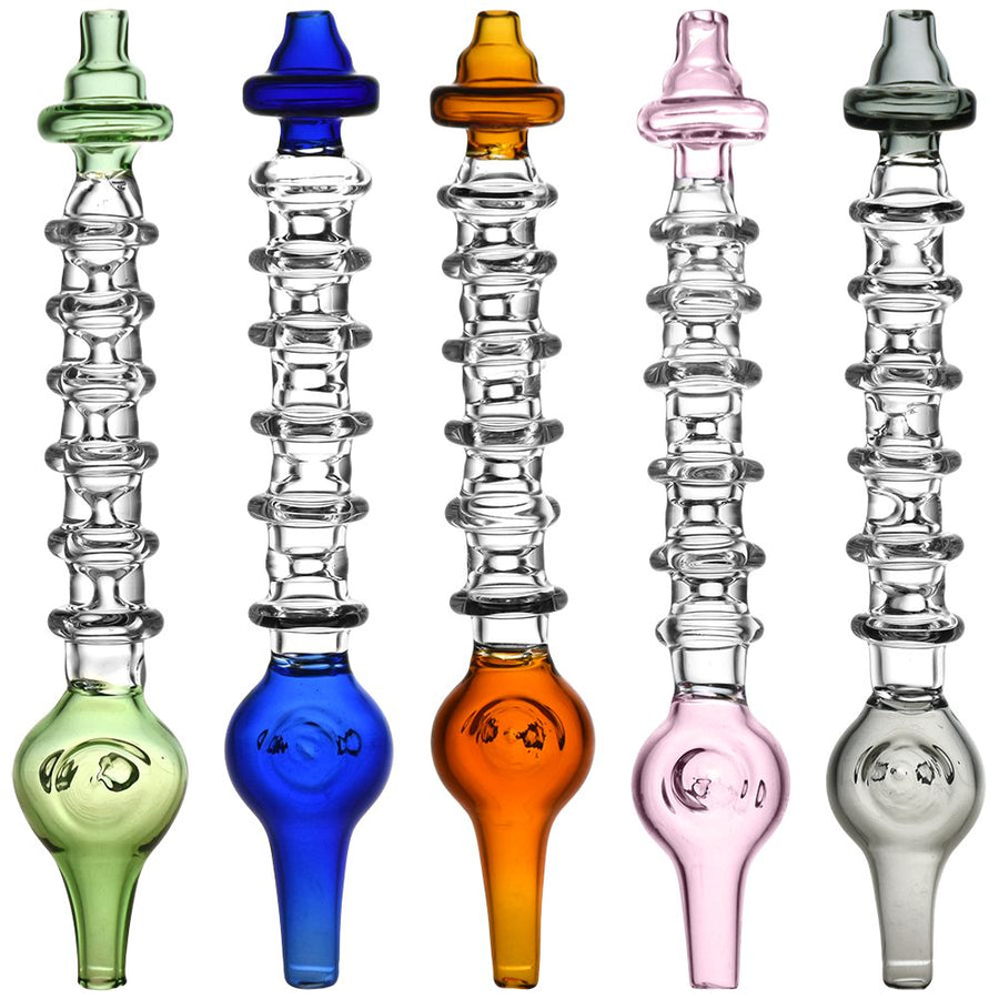 Rings of Enlightenment Glass Dab Straw - 6" / 5ct - Headshop.com