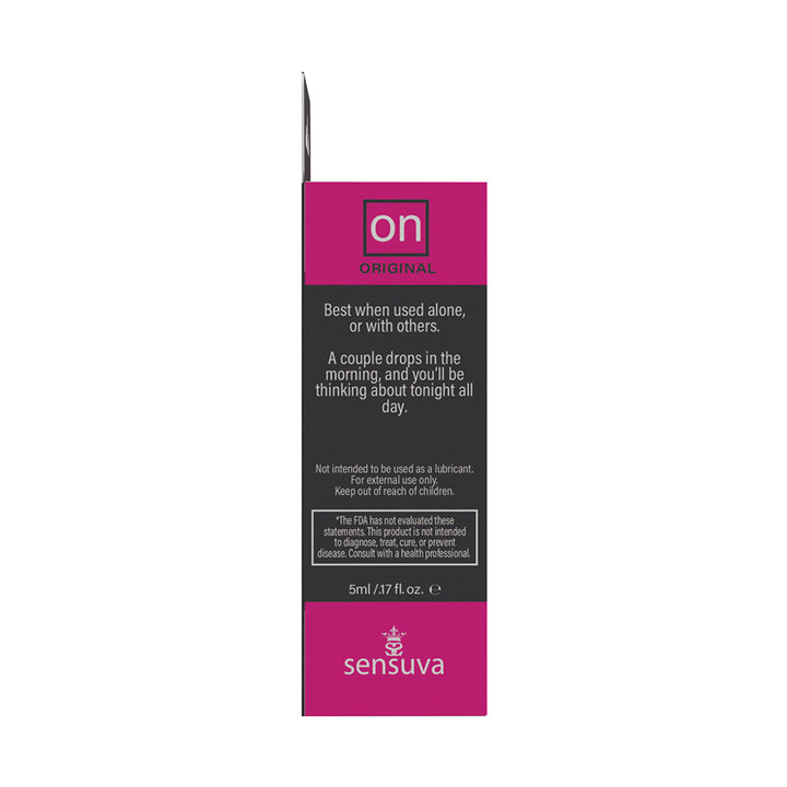 Sensuva ON Original Arousal Oil 5 ml Large Box - Headshop.com