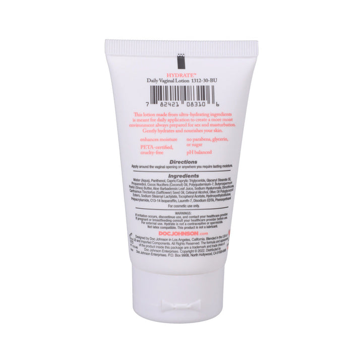 Doc Johnson Intimate Enhancements Hydrate Daily Vaginal Lotion 2 oz. - Headshop.com