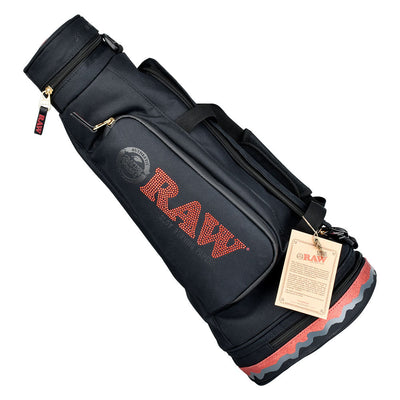 RAW Multi-compartment Cone Duffel Bag - 21"x9" / Black - Headshop.com