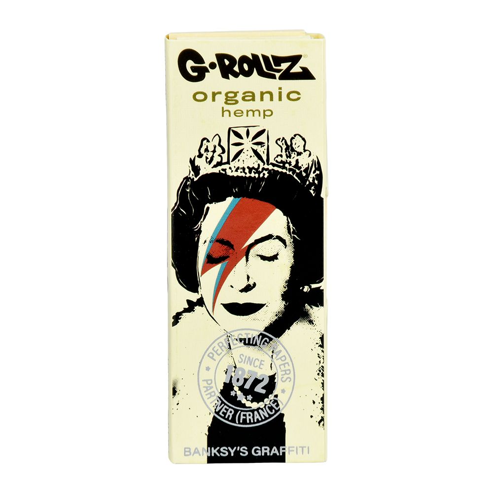 G-ROLLZ x Banksy's Graffiti Papers + Tips | 50pc | 1 1/4 | 24pk Display - Headshop.com