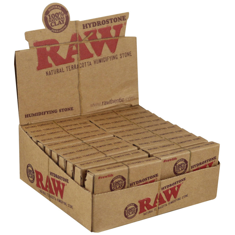 20pc Display - Raw Hydro Stone Terracotta Humidifying Stone - Headshop.com