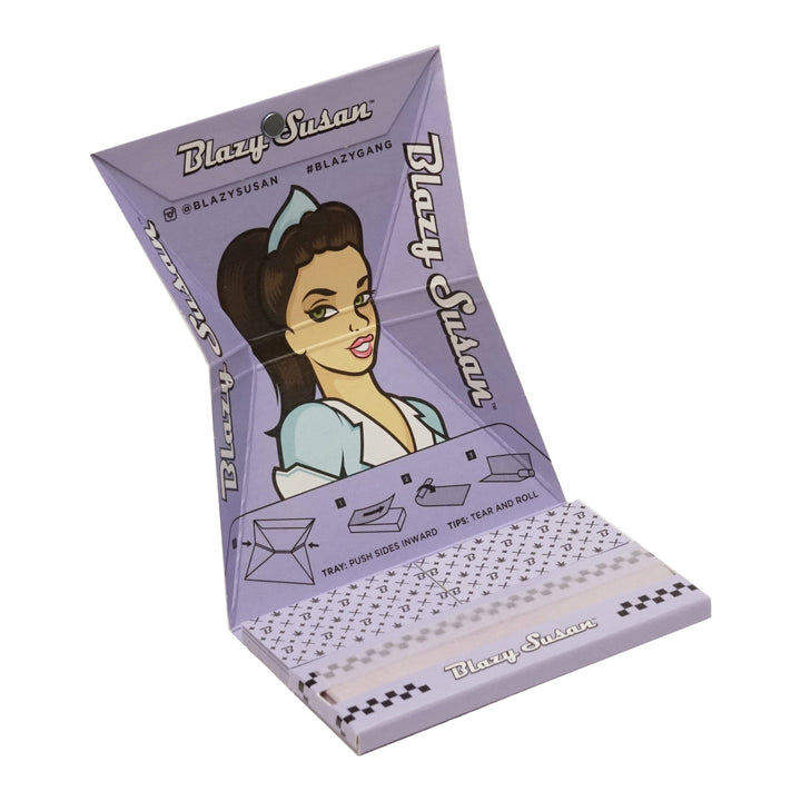Blazy Susan Purple Rolling Papers - Headshop.com
