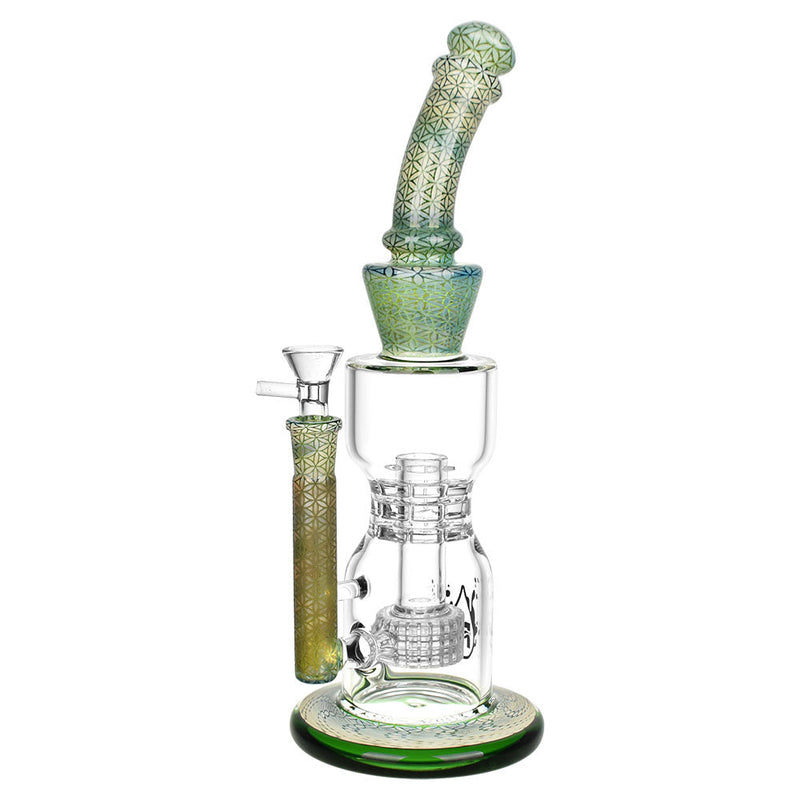 Pulsar Flower of Life Water Pipe | 12.25" | 14mm F - Headshop.com