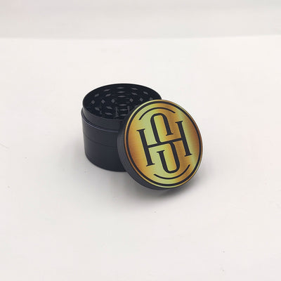 High Society - 4 PC 50mm Ceramic Teflon Coated Grinder - Gold - Headshop.com