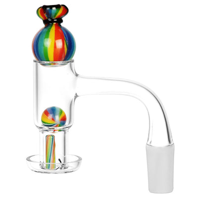 Pulsar Terp Slurper Multi-Striped Set - 3pc / Colors Vary - Headshop.com