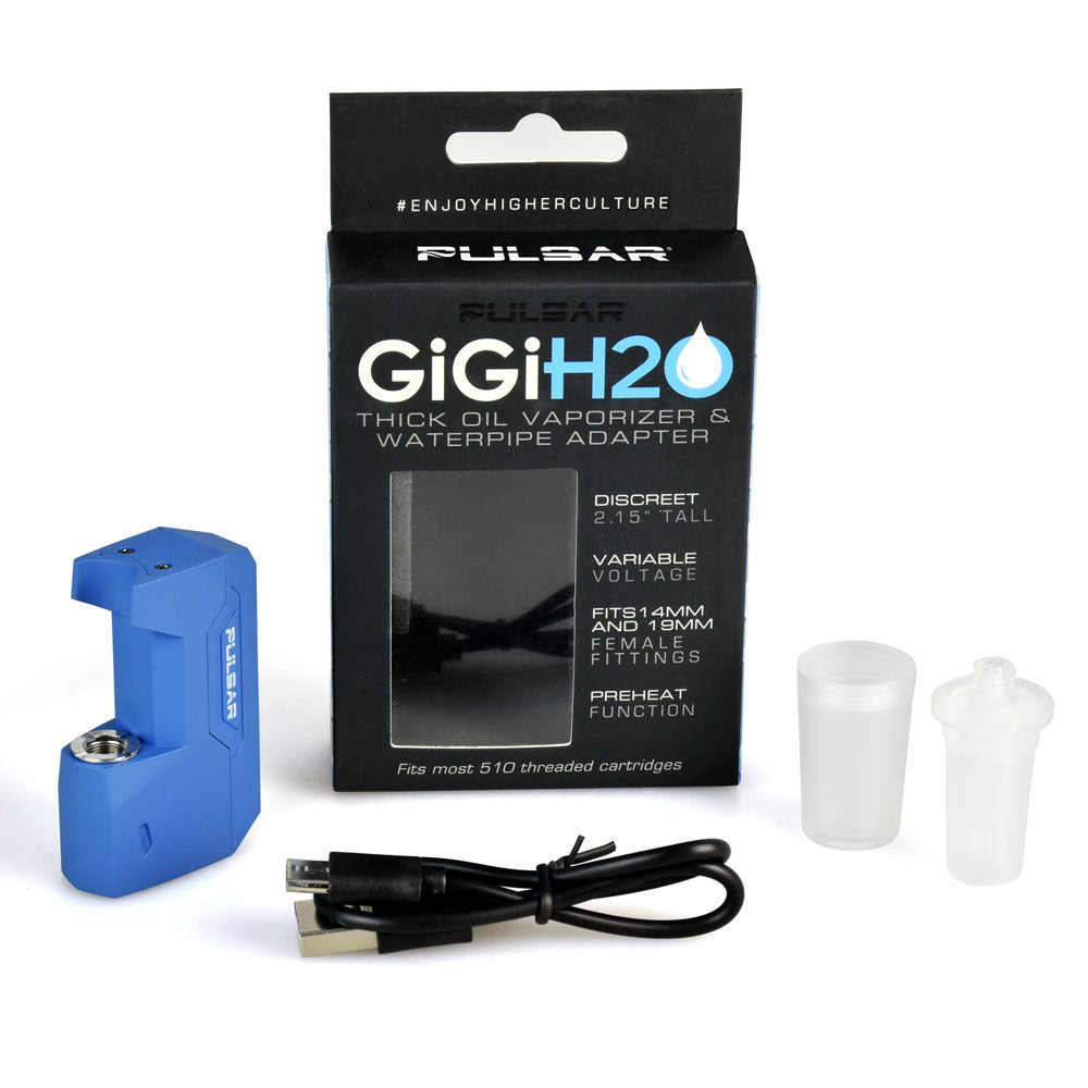Pulsar GiGi H2O 510 Battery w/ Water Pipe Adapter - Headshop.com