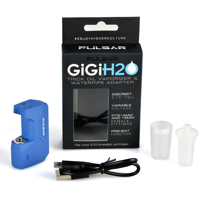 Pulsar GiGi H2O 510 Battery w/ Water Pipe Adapter - Headshop.com