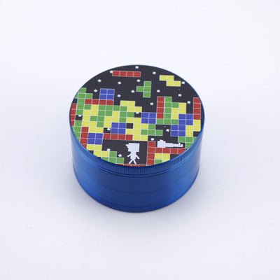 4 Piece Tetris Design Zinc Alloy Metal Grinder - Headshop.com