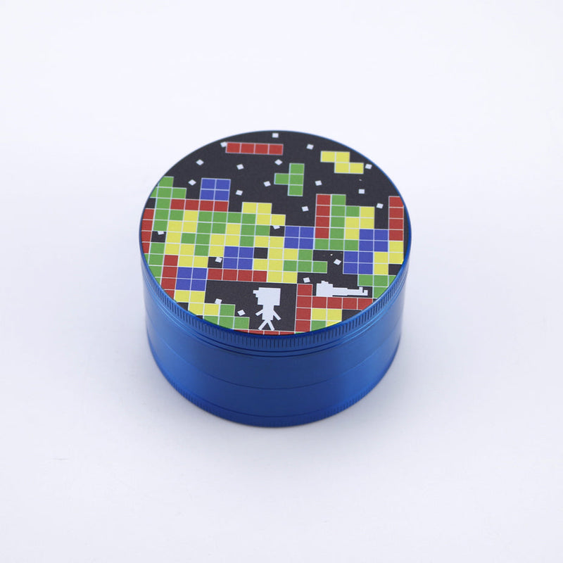 4 Piece Tetris Design Zinc Alloy Metal Grinder - Headshop.com