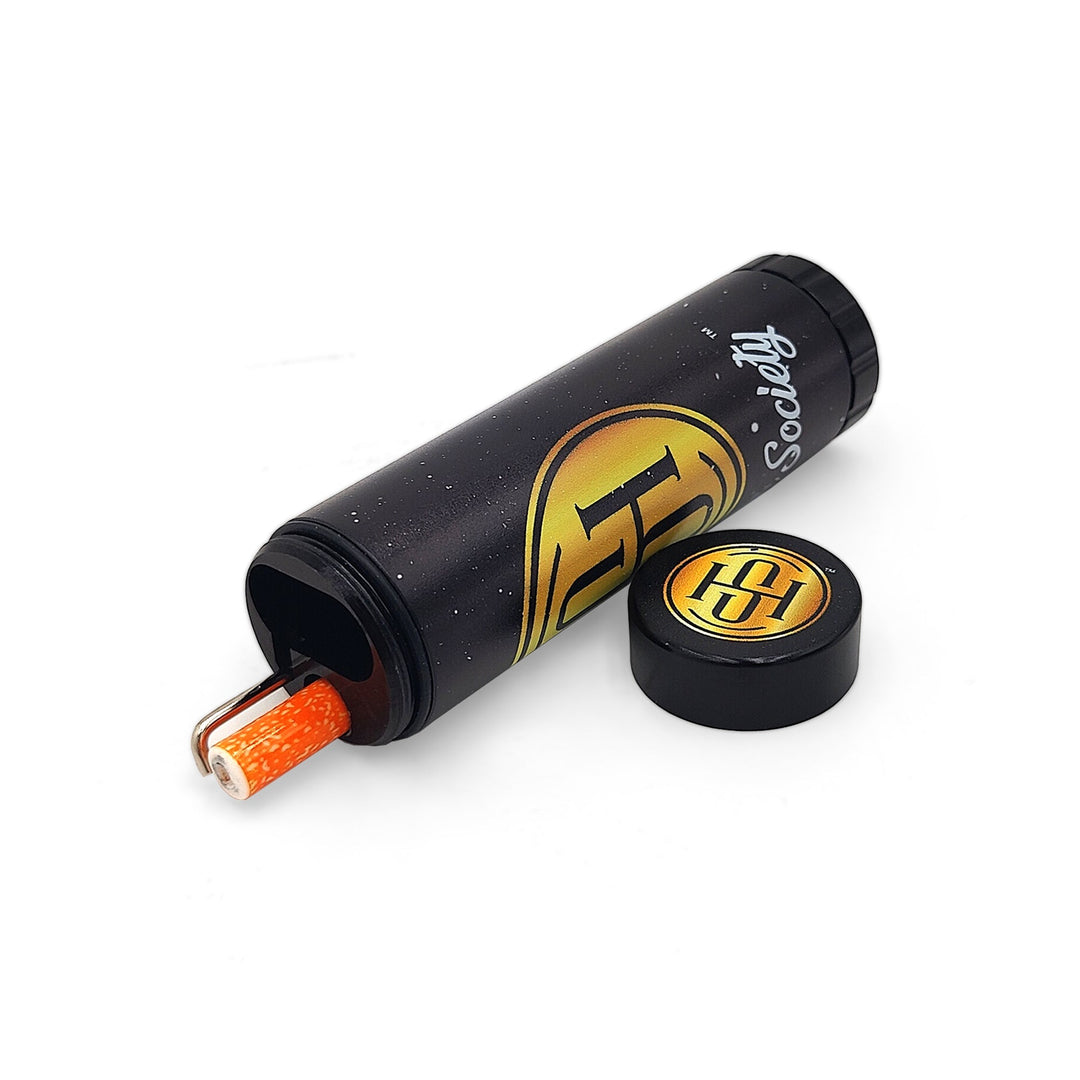High Society | Dugout w/ Mini Grinder Black - Headshop.com