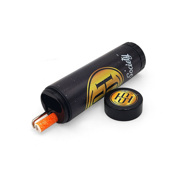 High Society | Dugout w/ Mini Grinder Black - Headshop.com
