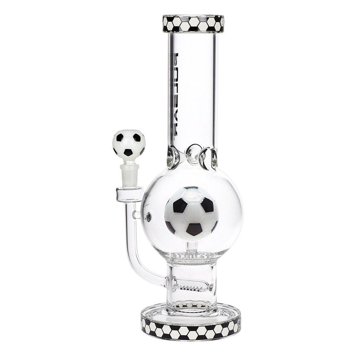 Pulsar Soccer Celebration Bubble Base Glass Water Pipe - 12.6" / 14mm F