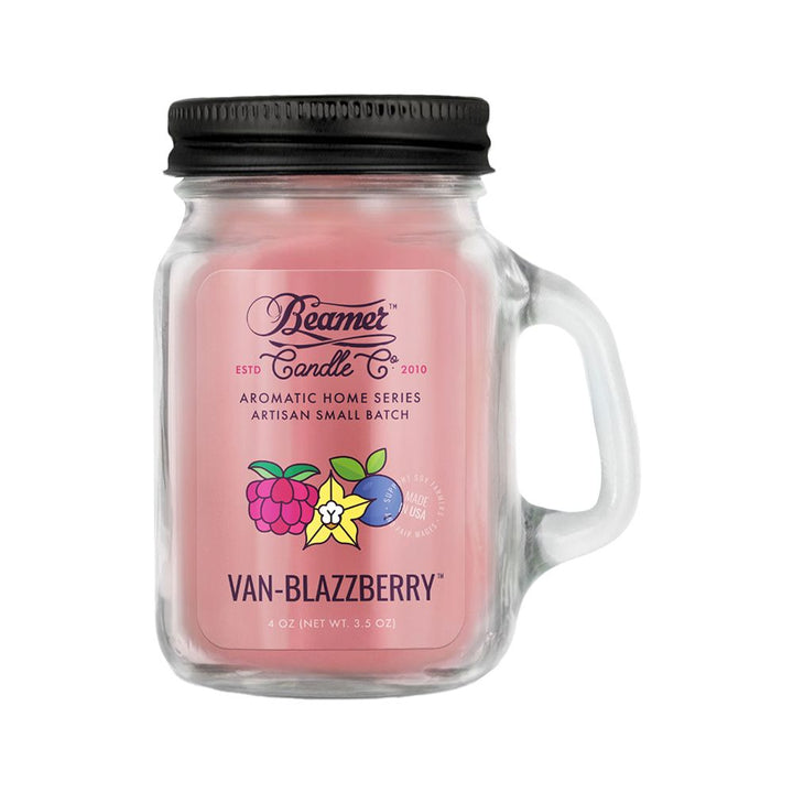 Beamer Candle Co. Aromatic Home Series Mini Mason Jar Candle | 4oz - Headshop.com