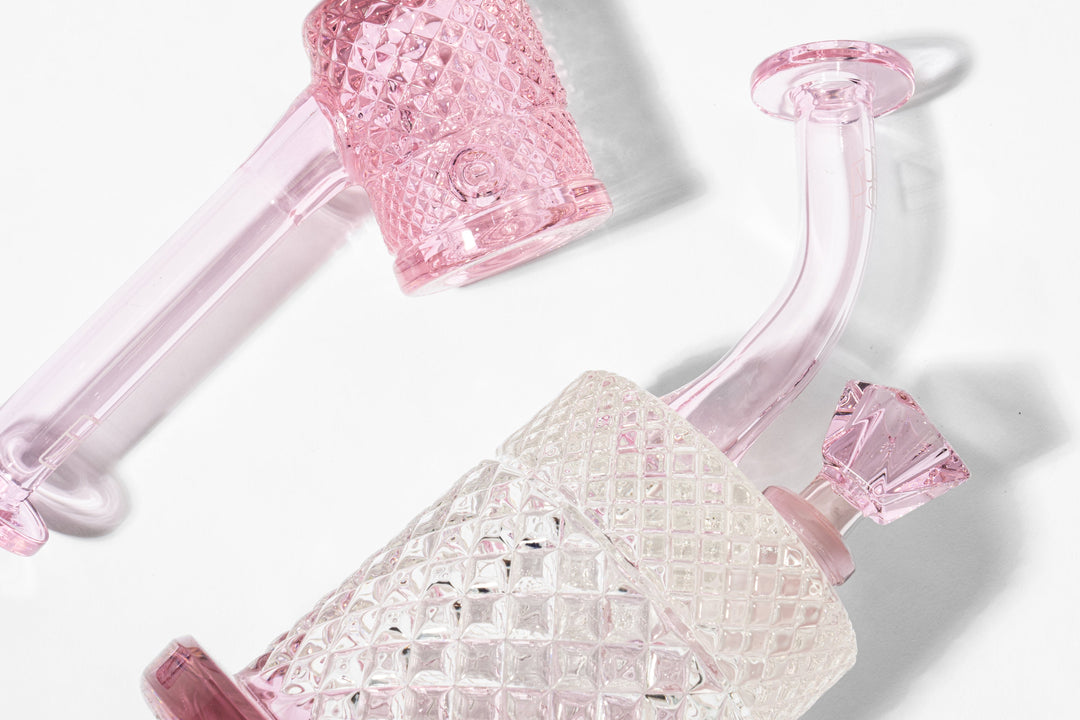 Twenties Collection Water Pipe | Pink - Headshop.com