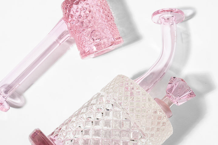 Twenties Collection Water Pipe | Pink - Headshop.com