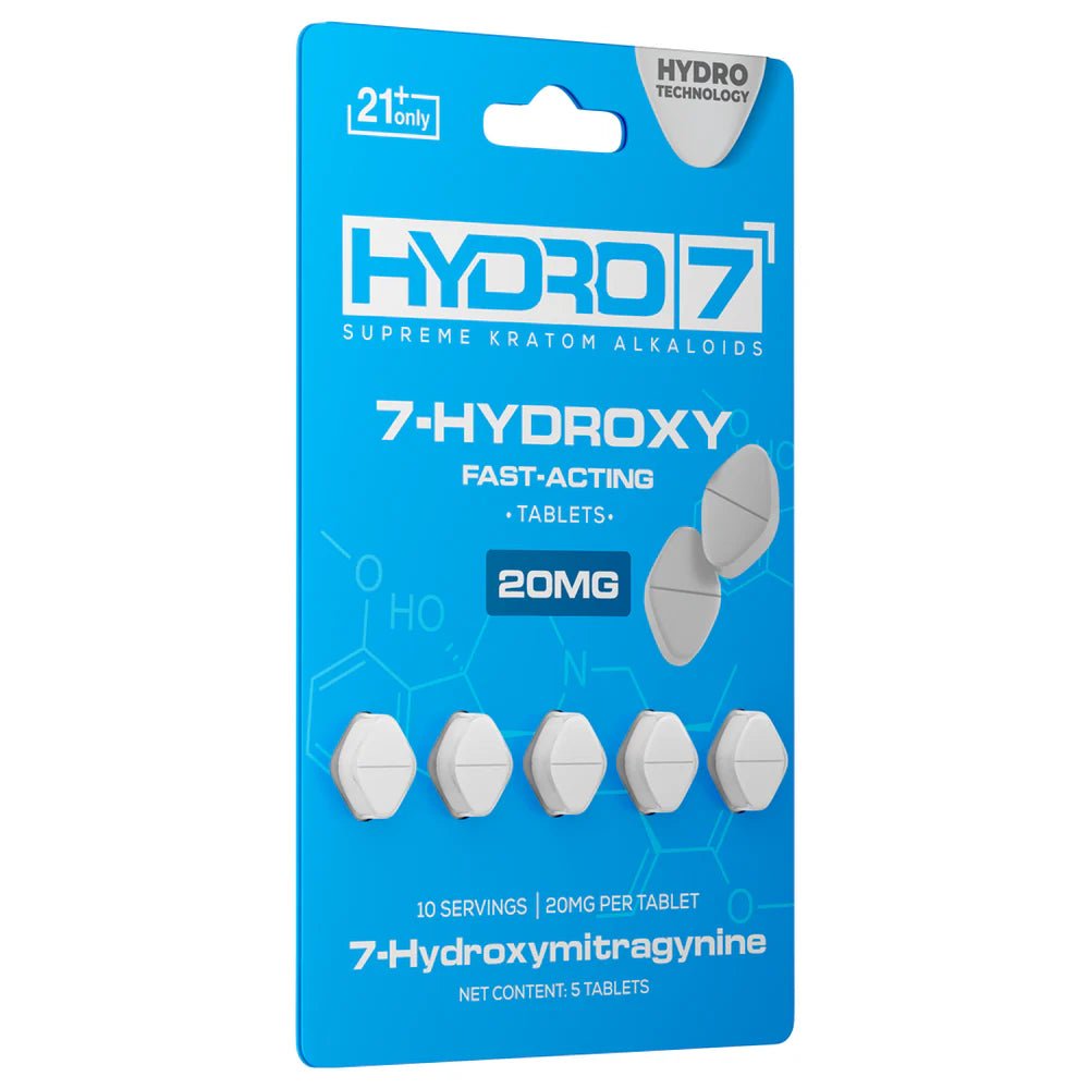 Hydro 7 - 7-Hydroxy Kratom Pills - 20MG/5CT - Headshop.com