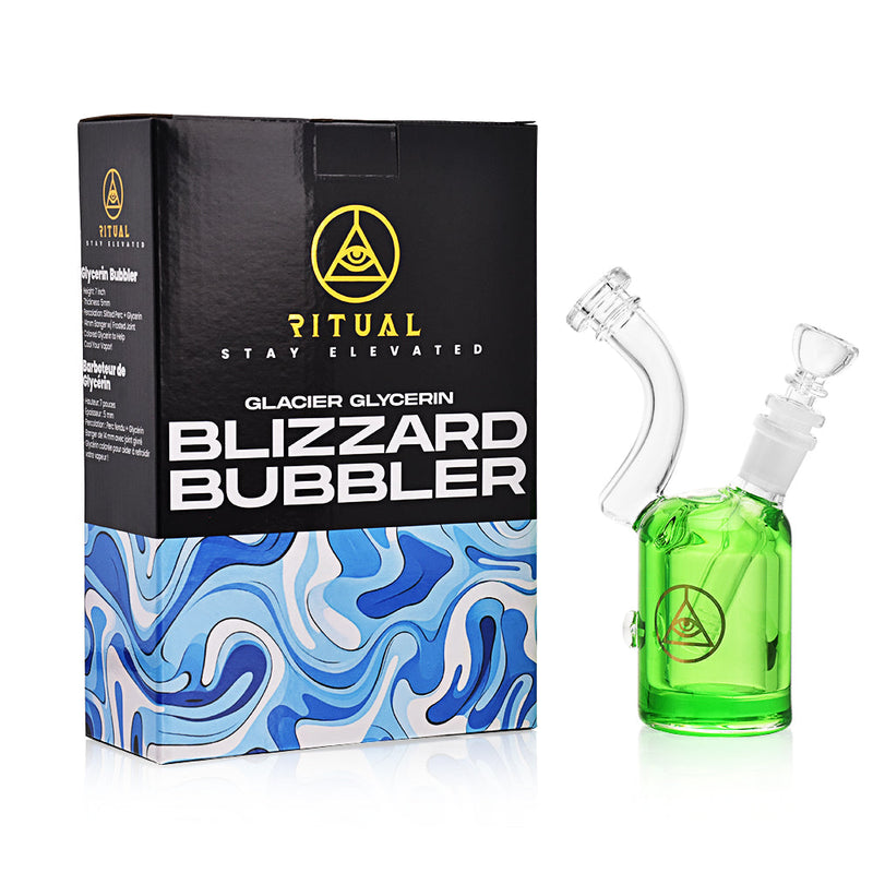 Ritual Smoke - Blizzard Bubbler - Green - Headshop.com