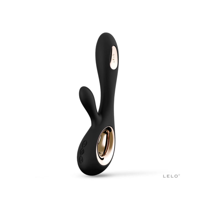 LELO SORAYA WAVE Rechargeable Rabbit Vibrator Black - Headshop.com