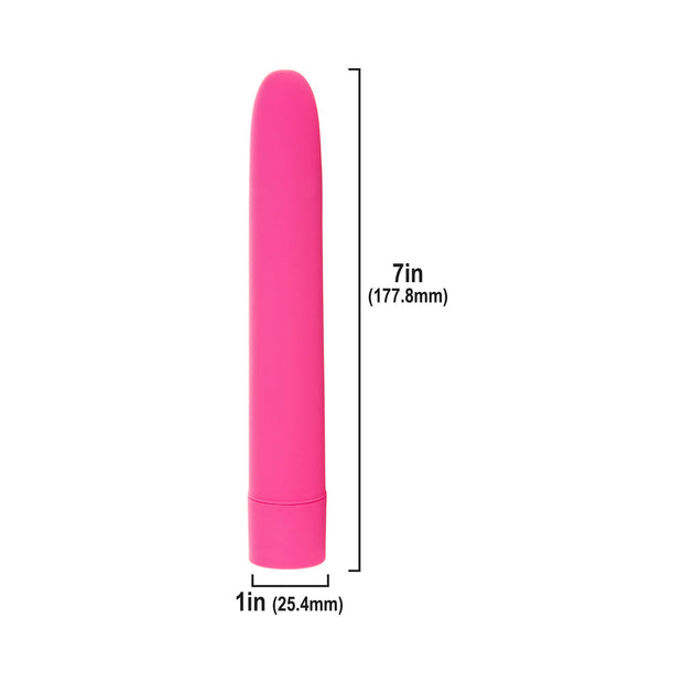 Simple & True Eezy Pleezy Classic Vibrator 7 in. Pink - Headshop.com