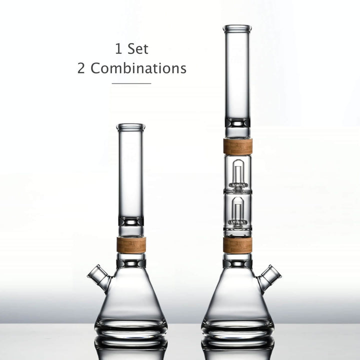 22" Alpha + Dual UFO Perc Bong - Headshop.com