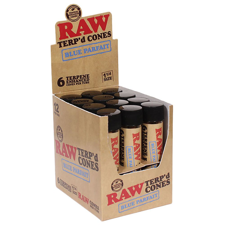 RAW TERP'd Cones | 1 1/4 | 6pc | 12pk - Headshop.com