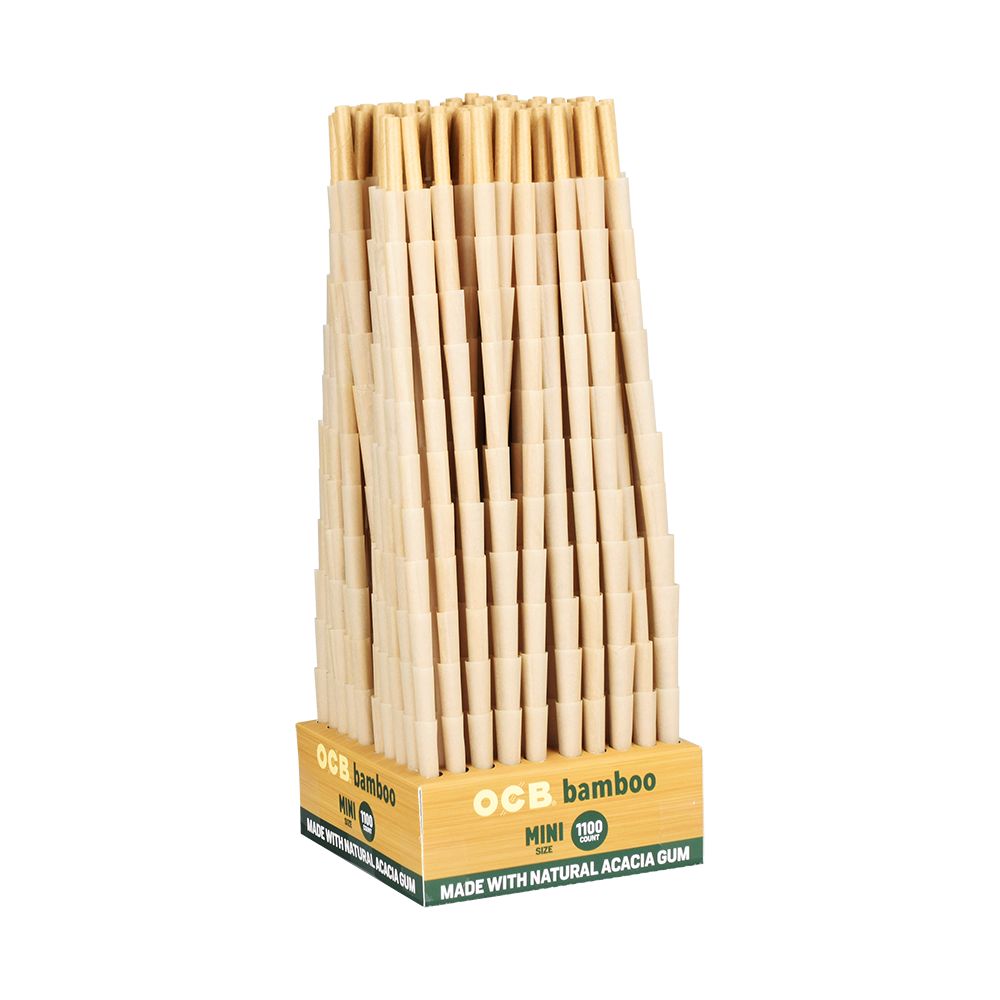1100CT BOX - OCB Bulk Cones - Bamboo / Mini - Headshop.com