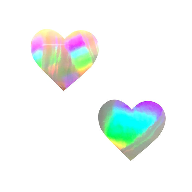 Neva Nude Pasty I Heart U Holographic Set of 6 - Headshop.com