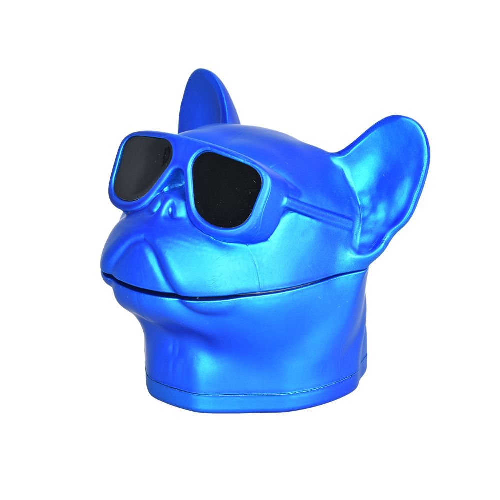 Hipster Dog Aluminum Grinder - 2.25" / 3pc / 6ct - Headshop.com