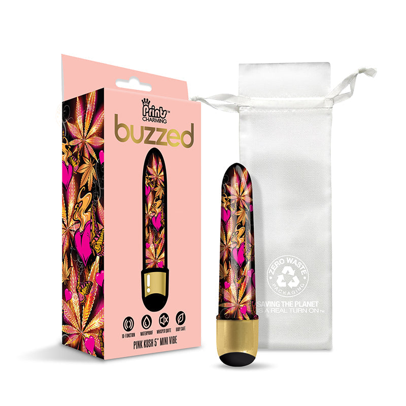 Prints Charming Buzzed 5" Mini Vibe - Pink Kush - Headshop.com