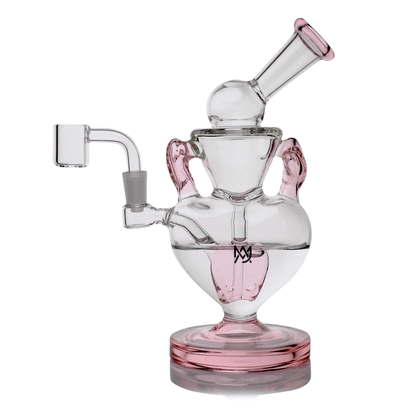MJ Arsenal Melting Hearts Mini Dab Rig Valentine's Day - Headshop.com