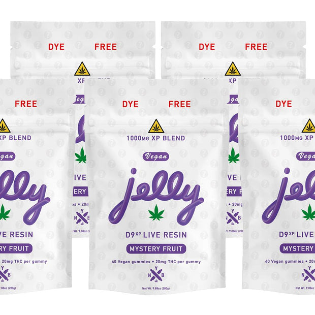 Not Your Bakery Jelly D9XP Vegan Gummies | 1000mg | 40pc | 5pk Bundle