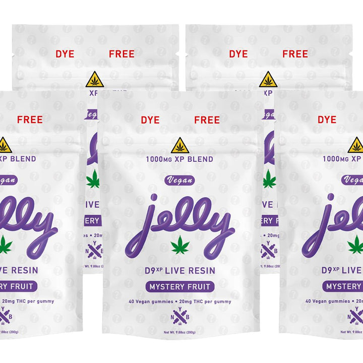 Not Your Bakery Jelly D9XP Vegan Gummies | 1000mg | 40pc | 5pk Bundle