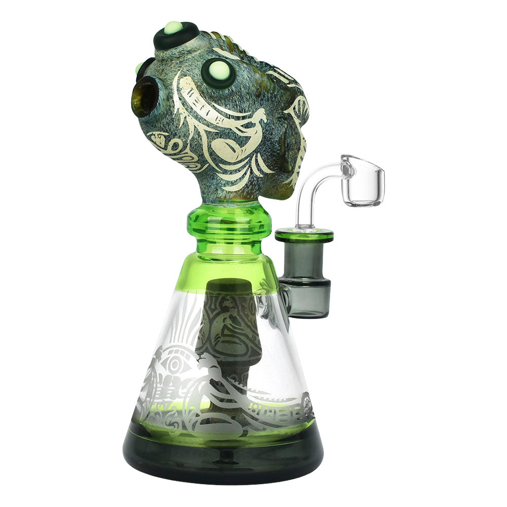 Kokopelli Alien Head Dab Rig - 8"/14mm F - Headshop.com