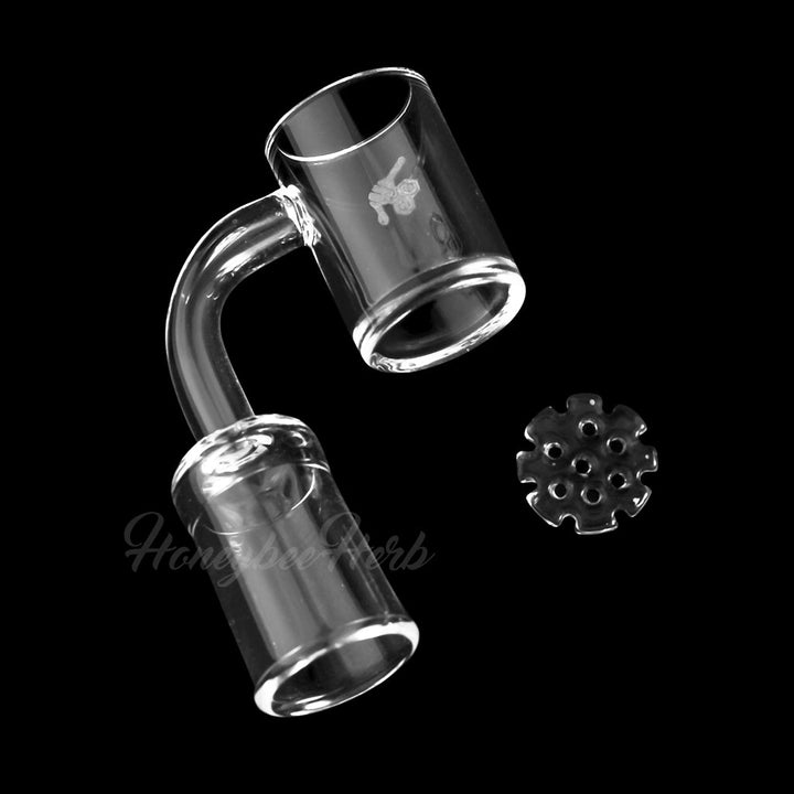 HONEY DISC QUARTZ BANGER - 90° DEGREE | YL - Headshop.com
