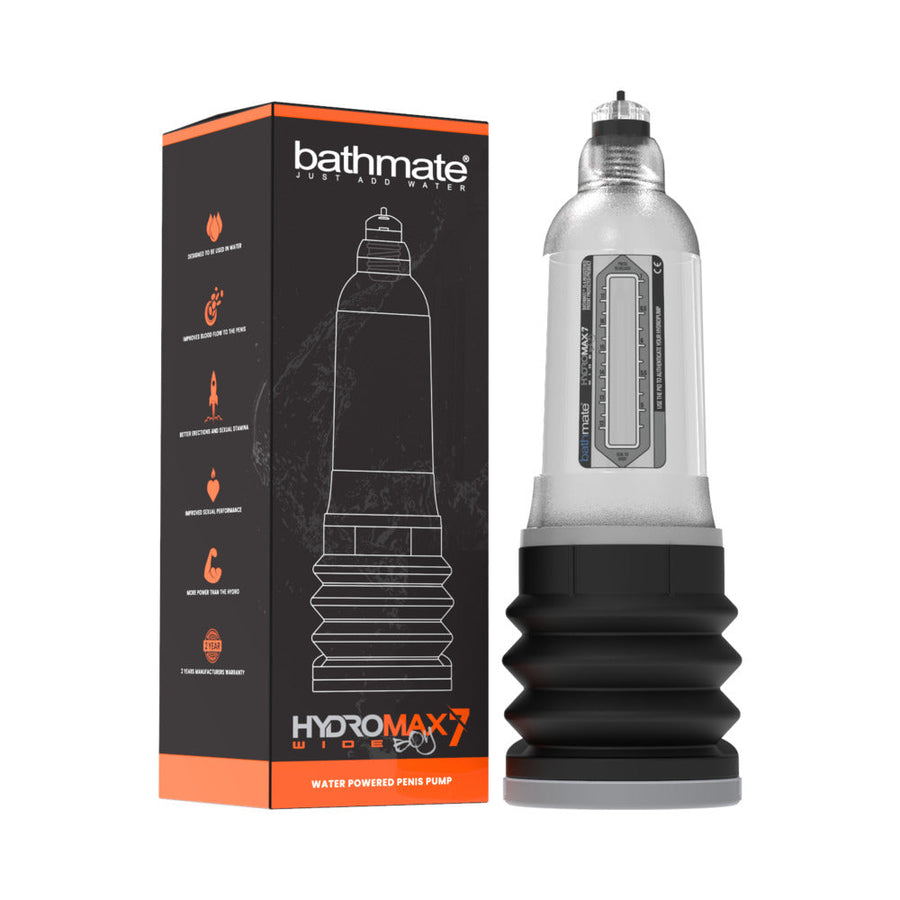 Bathmate Hydromax7 Wide Boy Clear - Headshop.com