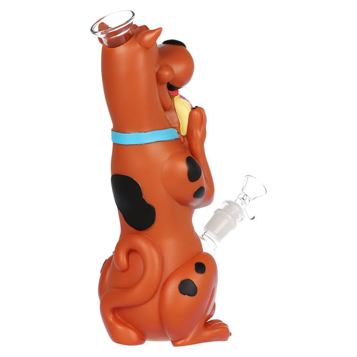 Doggie Snacks Glass & Vinyl Water Pipe - 10.75" / 14mm F