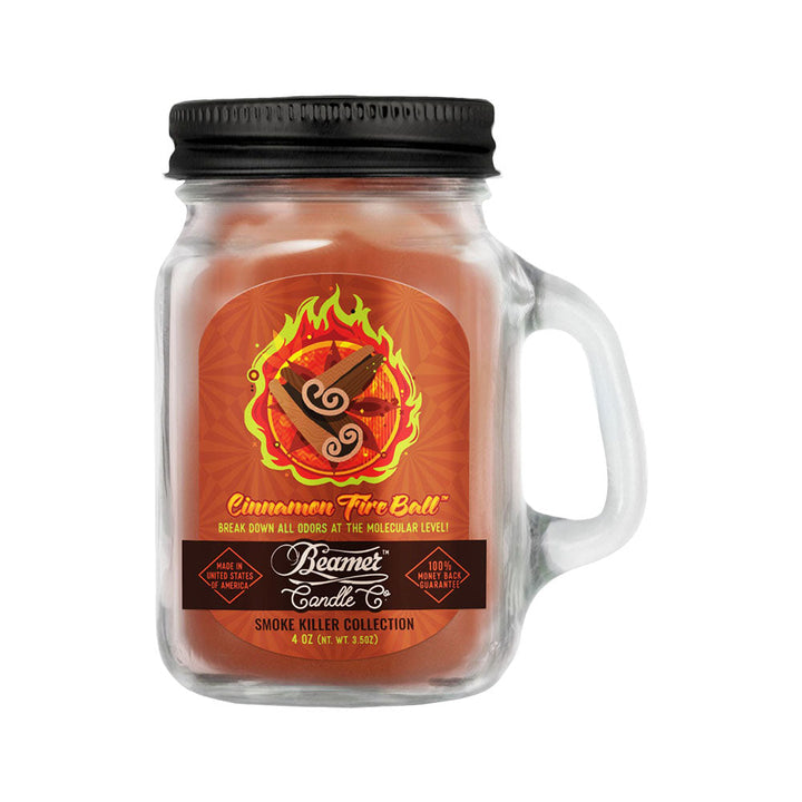 Beamer Candle Co. Mason Jar Candle | Cinnamon Fire Ball - Headshop.com