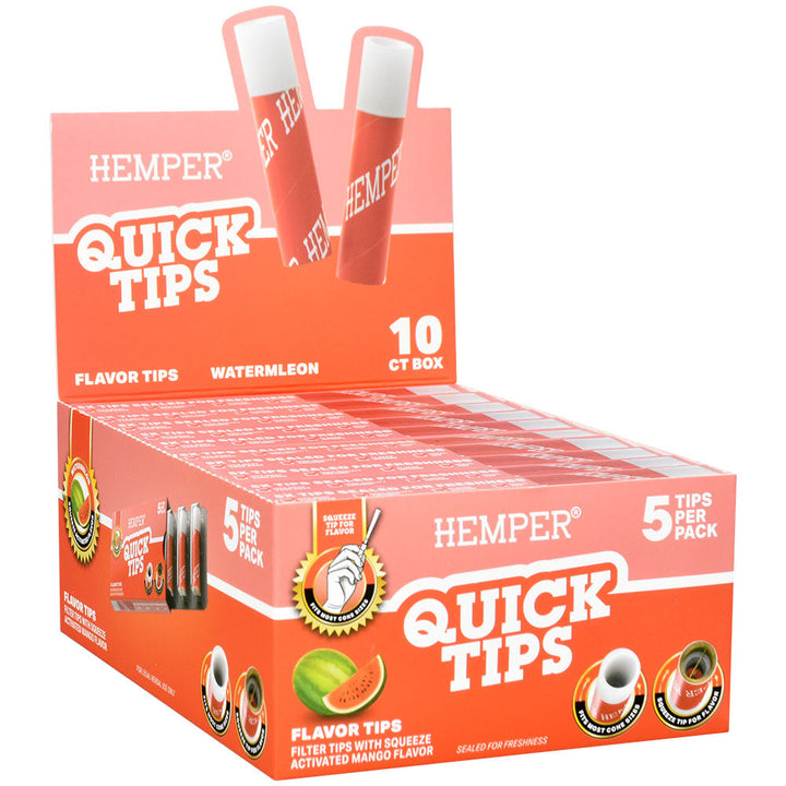 Hemper Quick Tips - 5pk - 10PC DISPLAY - Headshop.com