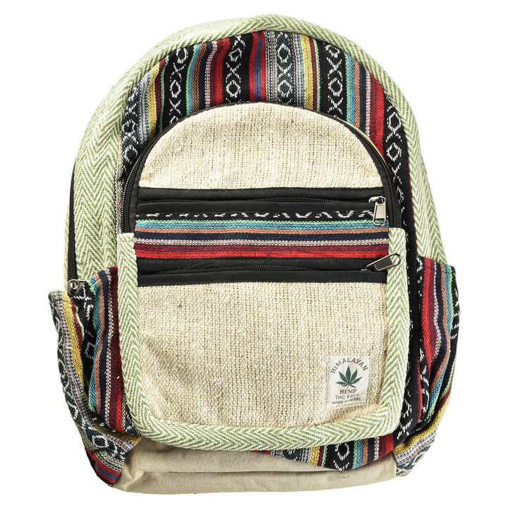 ThreadHeads Himalayan Hemp Multi-Zipper Backpack - Headshop.com