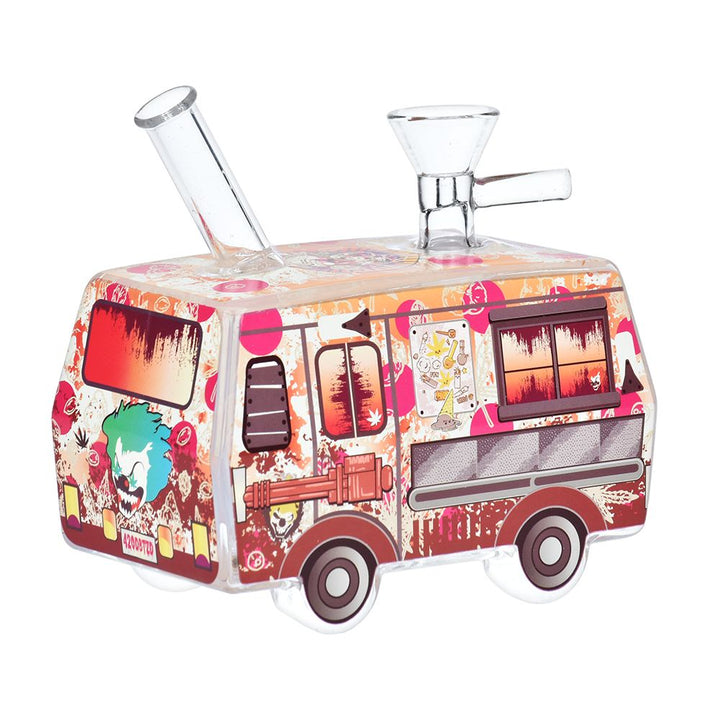 Dabtized Toon Van Retro Van Glass Water Pipe - 5" / 14mm F / Designs Vary - Headshop.com
