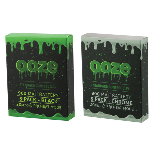 5PK - Ooze Standard Batteries - 3.75" / 900mAh - Headshop.com