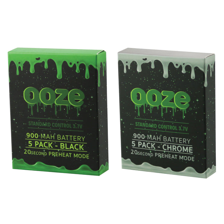 5PK - Ooze Standard Batteries - 3.75" / 900mAh - Headshop.com