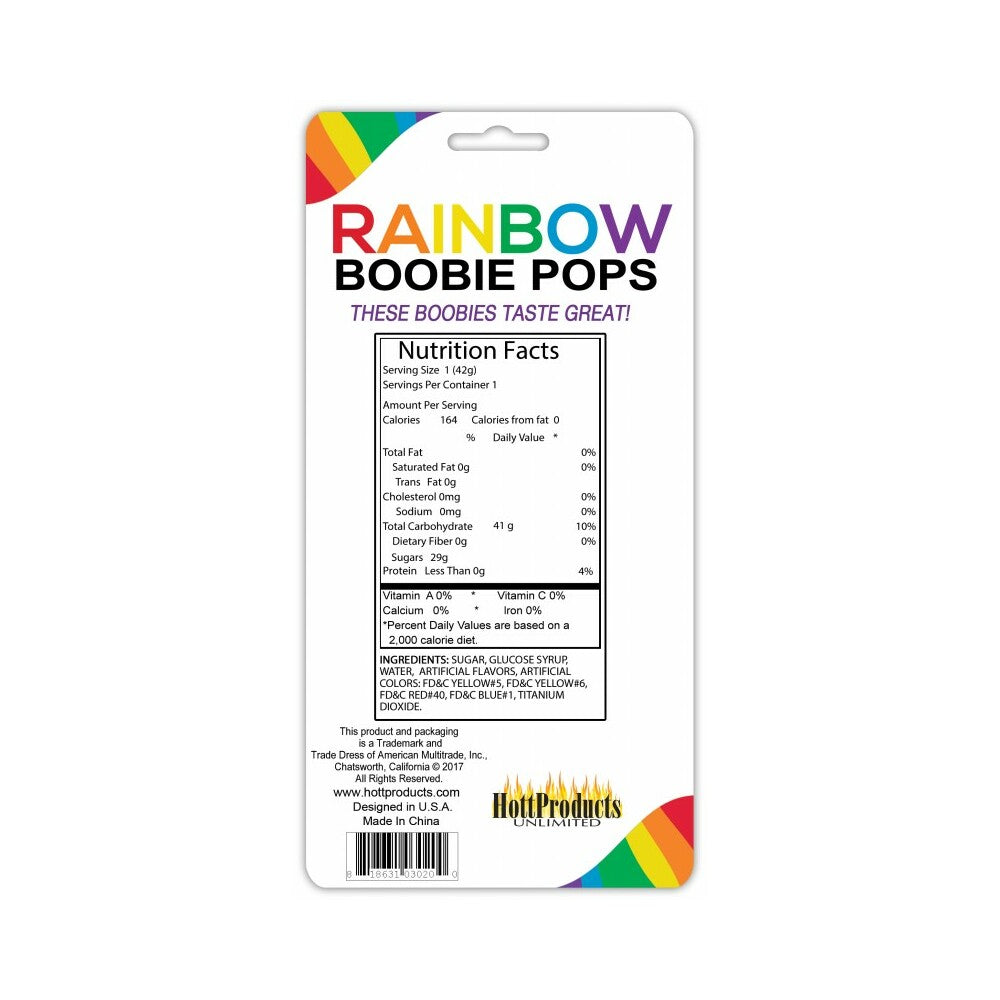 Rainbow Boobie Candy Pop - Headshop.com