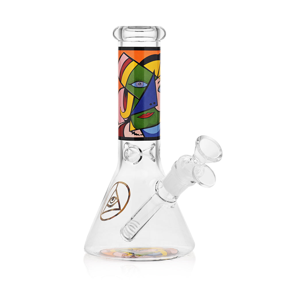 Ritual Smoke - Atomic Pop 8" Glass Beaker - Blue Eyes - Headshop.com