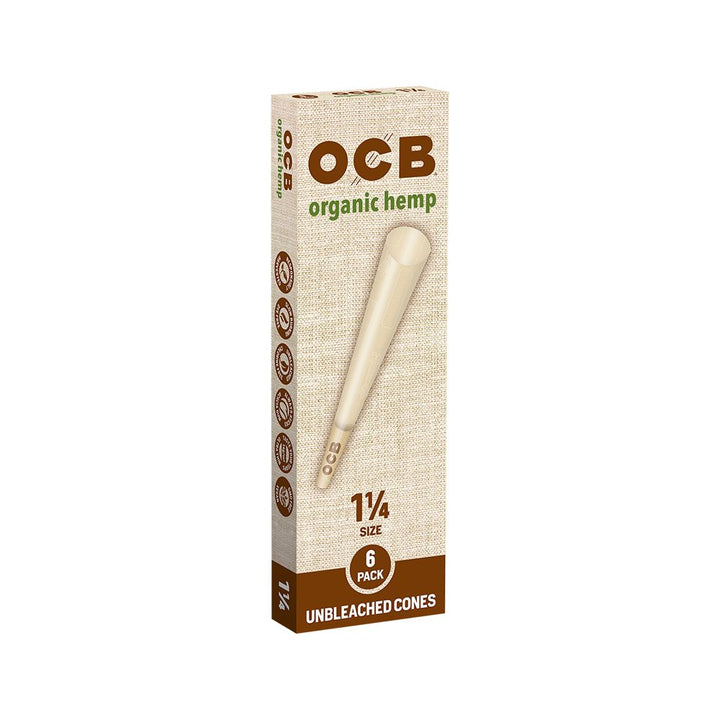 OCB Organic Hemp Pre-Rolled Cones | 24pk Display