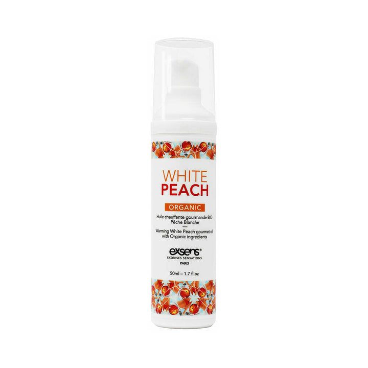 Exsens Warming Massage Oil White Peach 1.7 oz.